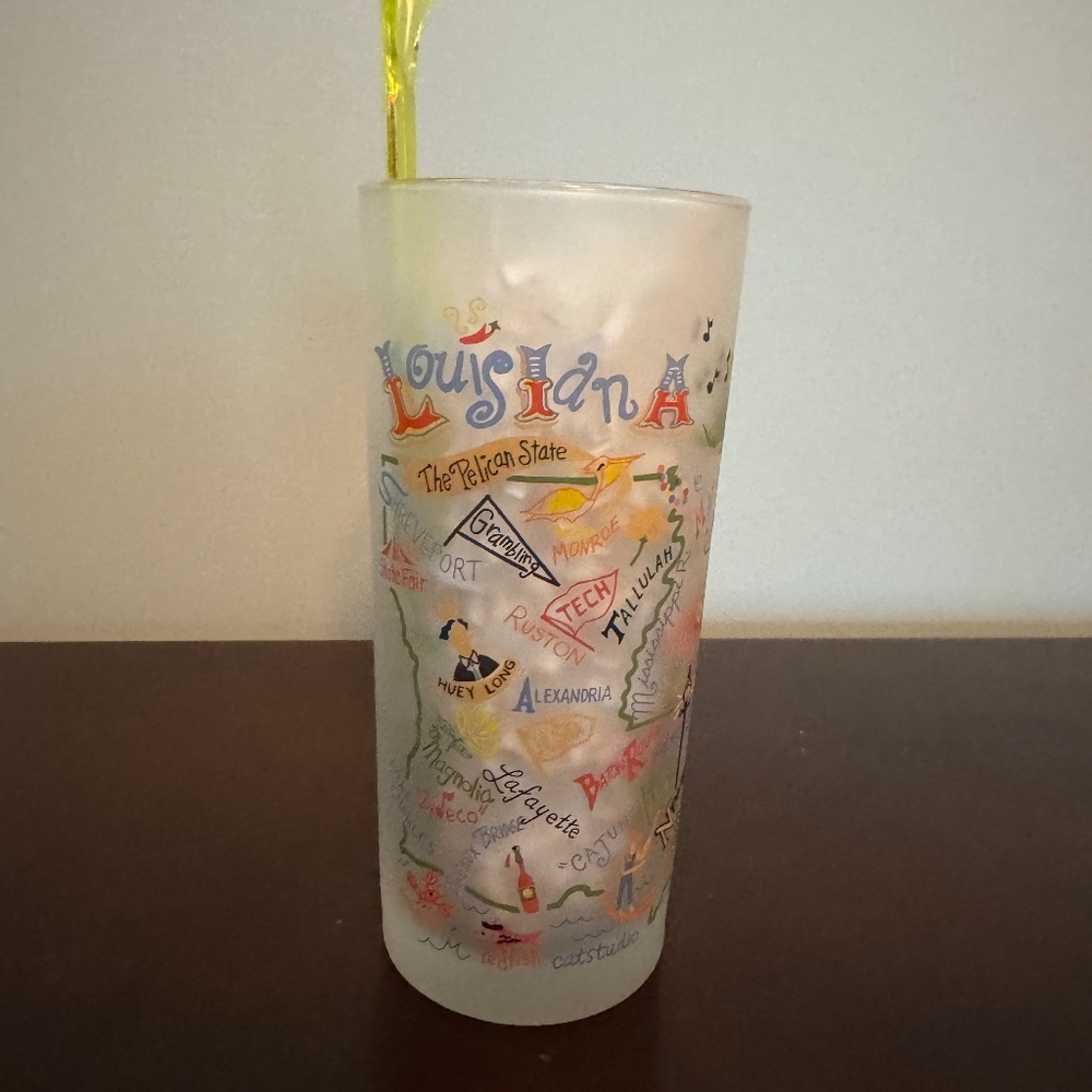 NWT: Catstudio Louisiana tumbler w/ spoon